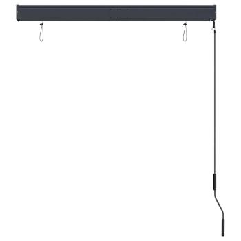 Außenrollo 120 x 250 cm Orange und Braun