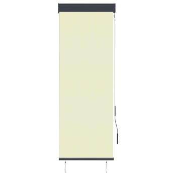 Außenrollo 60 x 250 cm Cremeweiß
