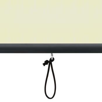 Außenrollo 80 x 250 cm Cremeweiß