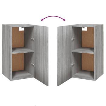 7-tlg. TV-Schrank-Set Grau Sonoma Holzwerkstoff