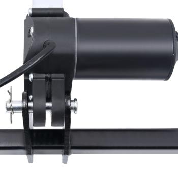 Massagesessel Elektrisch Schwarz Stoff