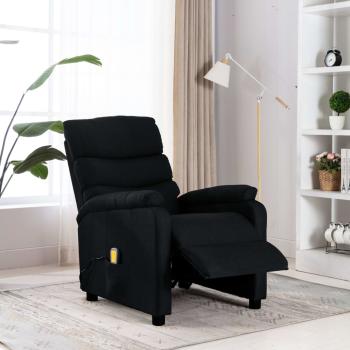 ARDEBO.de - Massagesessel Schwarz Stoff