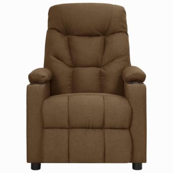 Massagesessel Braun Stoff