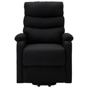 Aufstehsessel Schwarz Stoff