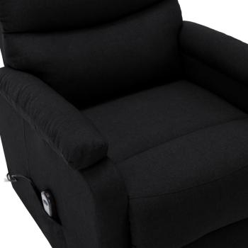 Aufstehsessel Schwarz Stoff