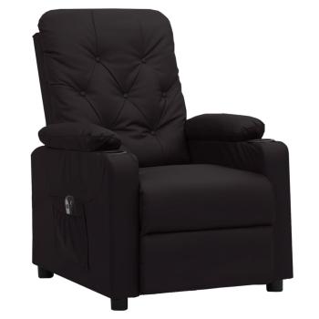 Relaxsessel Elektrisch Schwarz Kunstleder