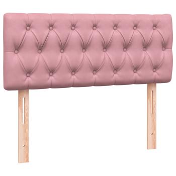 Boxspringbett mit Matratze Rosa 120x220 cm Samt