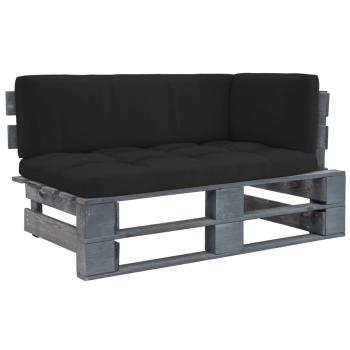 ARDEBO.de - Outdoor-Ecksofa Paletten Kiefernholz Imprägniert Grau