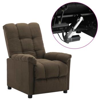 Relaxsessel Elektrisch Braun Stoff
