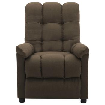 Relaxsessel Elektrisch Braun Stoff