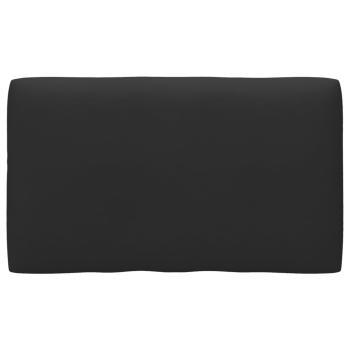 Garten-Ecksofa aus Paletten Schwarz Imprägniertes Kiefernholz