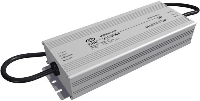 ARDEBO.de EVN Netzgerät 24V/DC, 0,1-320W, IP67, Primär: 100-240V (K24320)