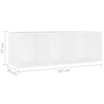 TV-Schränke 4 Stk. Weiß 107x35x37 cm Holzwerkstoff
