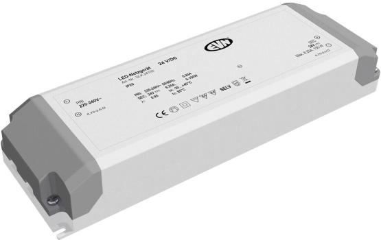 ARDEBO.de EVN SLK-Serie Netzgerät 24V/DC, 0,1-150W, IP20, Primär: 220-240V (SLK24150)