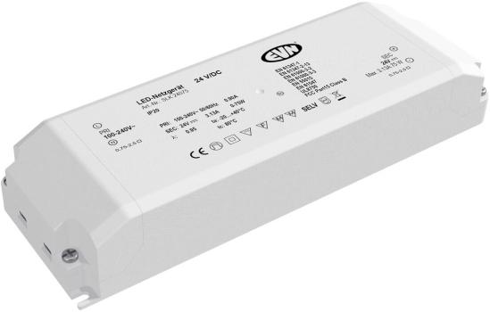 ARDEBO.de EVN SLK-Serie Netzgerät 24V/DC, 0,1-75W, IP20, Primär: 100-240V (SLK24075)