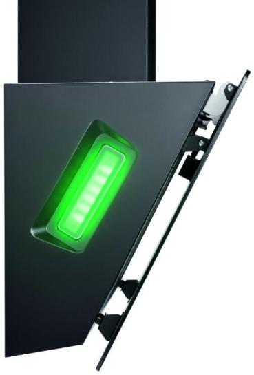 Bomann DU 7611 G A+ Kopffreihaube, 60 cm breit, 578 m³/h, TouchControl, 3 Leistungsstufen, LED-Beleuchtung, schwarz