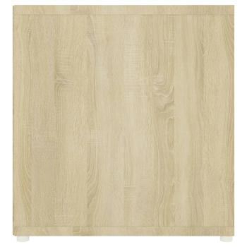 TV-Schränke 2 Stk. Sonoma-Eiche 107x35x37 cm Holzwerkstoff