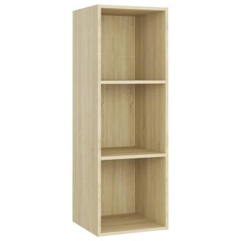 TV-Schränke 2 Stk. Sonoma-Eiche 107x35x37 cm Holzwerkstoff