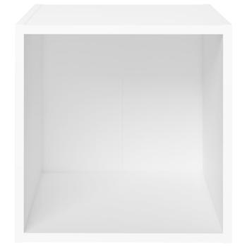 3-tlg. TV-Schrank-Set Weiß Holzwerkstoff