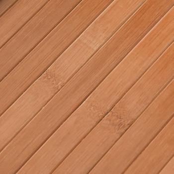 Teppich Rund Natur 80 cm Bambus