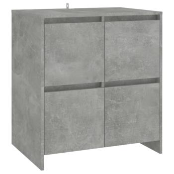 Sideboards 2 Stk. Betongrau 70x41x75 cm Holzwerkstoff