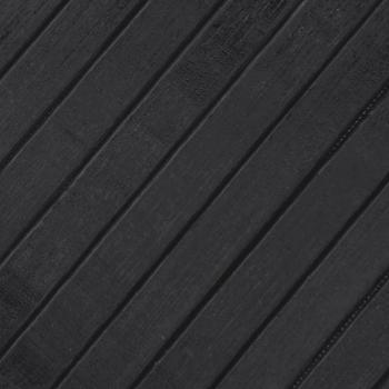 Teppich Rechteckig Grau 60x100 cm Bambus
