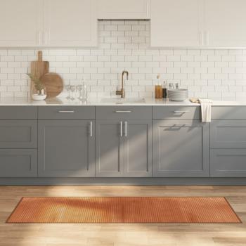 ARDEBO.de - Teppich Rechteckig Braun 60x200 cm Bambus