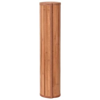 Teppich Rechteckig Braun 60x200 cm Bambus