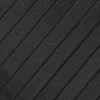 Teppich Rechteckig Grau 70x200 cm Bambus