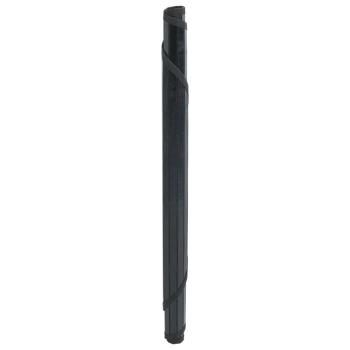 Teppich Rund Schwarz 100 cm Bambus