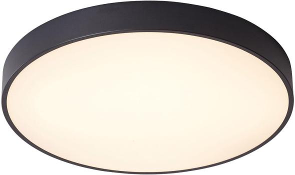 ARDEBO.de EVN DROP DOWN LED Deckenanbau, rund, IP20, 220-240V/AC/DC, 25W, 3000K, 4000K, 1750lm, 1875lm, schwarz (DDT300925)