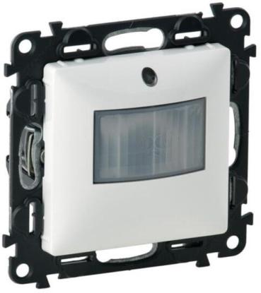 ARDEBO.de Legrand VALENA LIFE 3-Leiter Bewegungsmelder mit Neutralleiter; Erfassungsbereich: 170°; 500W LED; Farbe: Ultraweiß (752173A)