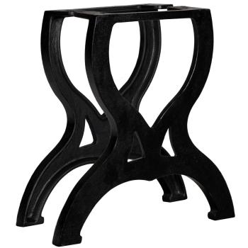 ARDEBO.de - Couchtischbeine 2 Stk. X-Rahmen Gusseisen