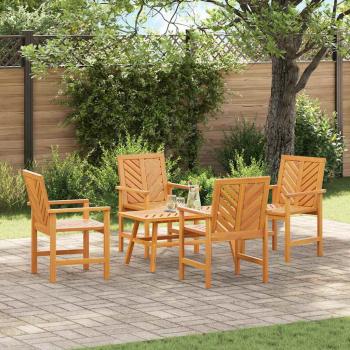 ARDEBO.de - 4-teilige Garten Lounge Set Massivholz Akazie