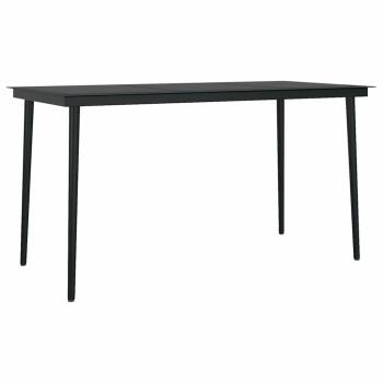 5-teilige Garten Essgruppe Grau Poly Rattan