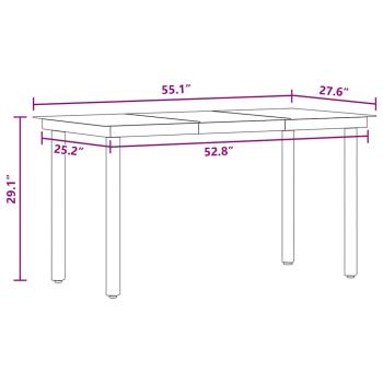 Garten Essgruppe mit Kissen 5 pcs Grau Poly-Rattan
