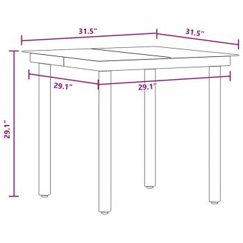 Garten Essgruppe mit Kissen 5 pcs Beige Poly-Rattan