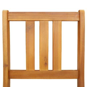 Klappbare Gartenstühle 6 Stk 36x46x86 cm Massivholz Akazie, Klappbare Gartenstühle 2 Stk 36x46x85 cm Massivholz Akazie