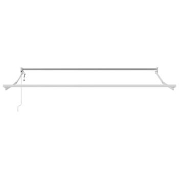 Automatische Einziehbare Markise Weiß 300x250 cm, Markisen-Ersatzstoff für 3x2,5 m Rahmen Weiß