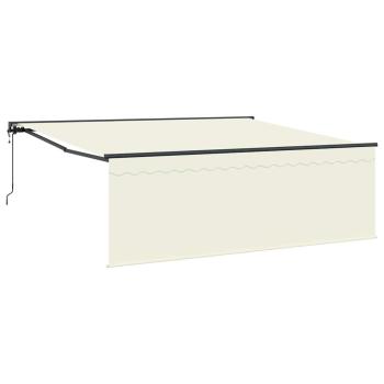 Automatische Einziehbare Markise Creme 350x250 cm