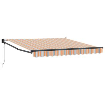 Automatische Einziehbare Markise Gestreift 350x250 cm