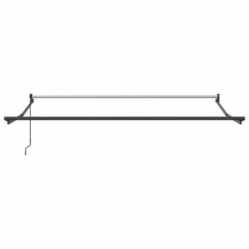 Manuelle Einziehbare Markise Beige 350x250 cm, Markisenersatzstoff für 3.5x2.5 m Rahmen Beige