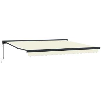 Automatische einziehbare Markise Creme 400x300 cm