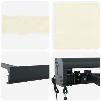 Automatische einziehbare Markise Creme 400x300 cm