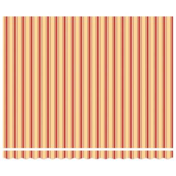 Automatische einziehbare Markise mit LED Gelb und Orange 400x300 cm