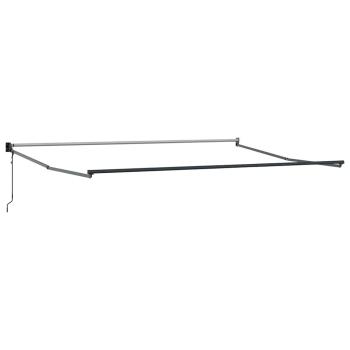Automatische Einziehbare Markise Hellgrau 400x300 cm, Markisen-Ersatzstoff für 4x3 m Rahmen Hellgrau