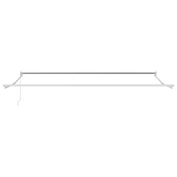 Manuelle einziehbare Markise Rot 450x300 cm, Markisenersatzstoff für 4.5x3 m Rahmen Rot