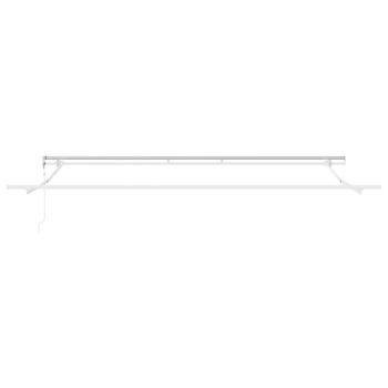 Automatische einziehbare Markise Weiß 450x350 cm, Markisen Ersatzstoff für 4,5x3,5 m Rahmen Weiß
