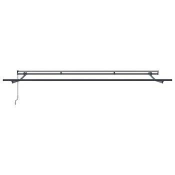 Manuelle Einziehbare Markise Weiß 450 x 350 cm, Markisenersatzstoff für 4,5 x 3,5 m Rahmen Weiß