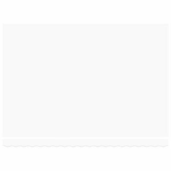 ARDEBO.de - Manuelle einziehbare Markise mit LED Weiß 450x350 cm, Markisenersatzstoff für 4,5x3,5 m Rahmen Weiß